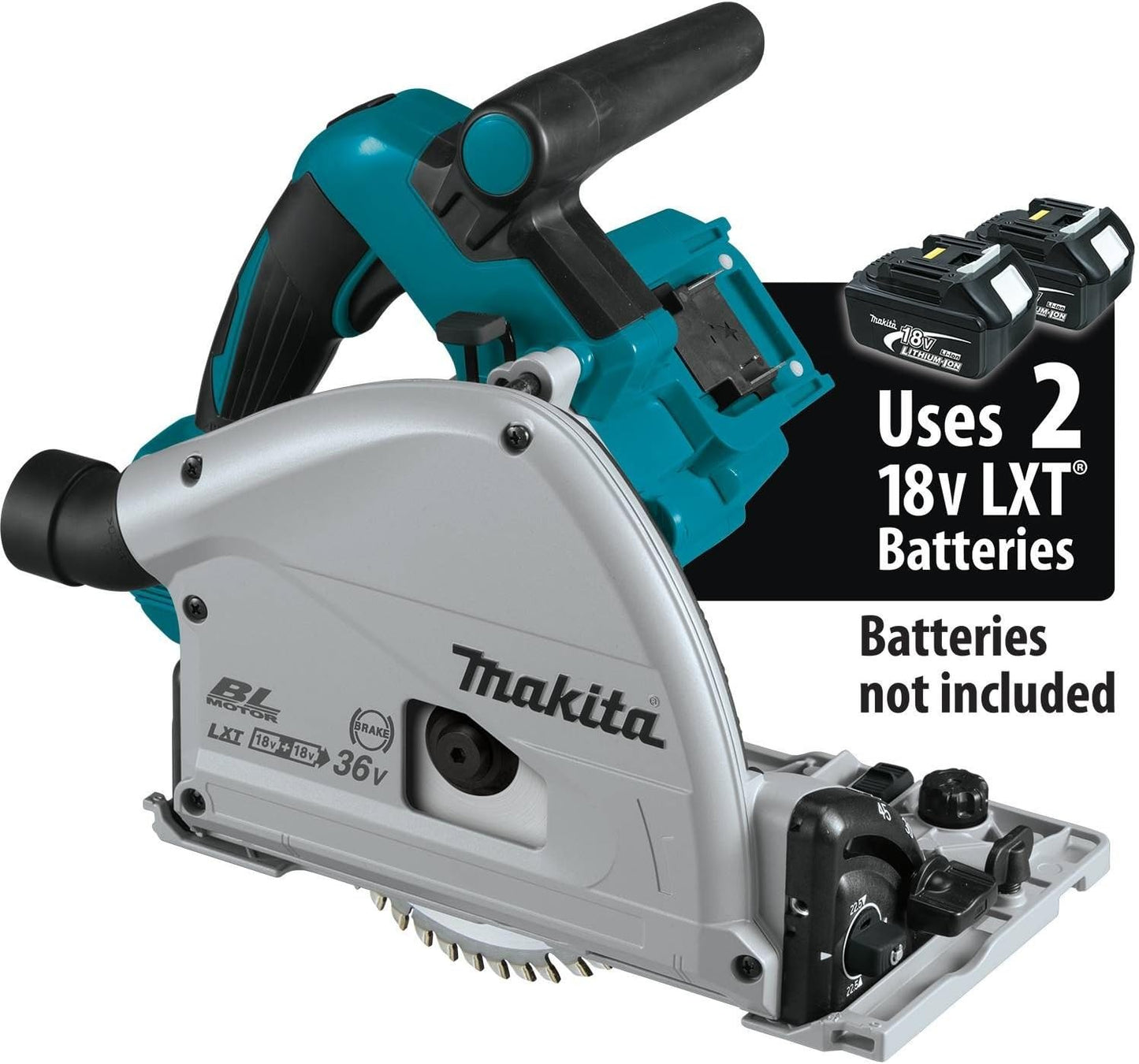 36V (18V X2) LXT® Brushless 6-1/2" Plunge Circular Saw, AWS® (Tool Only)