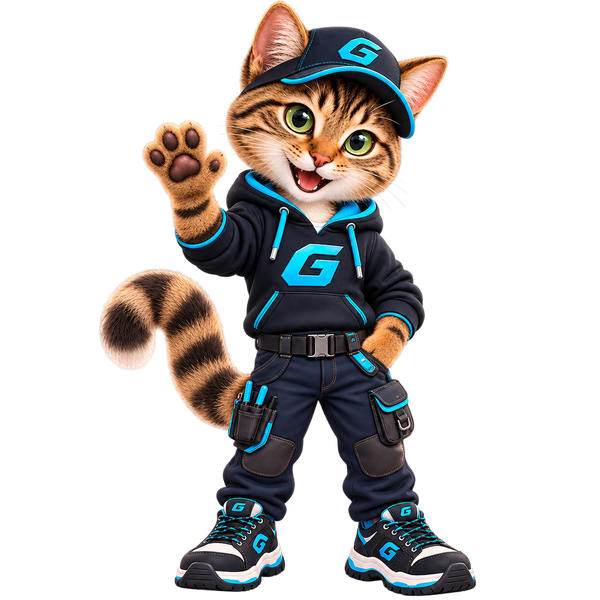 GATO GALEX saludando