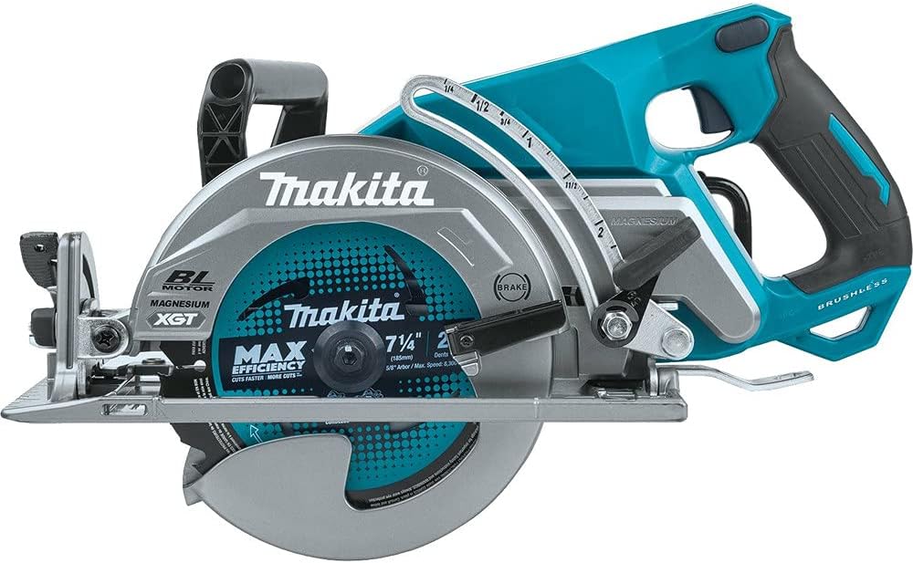 MAKITA Brushless Rear-Handle Cordless 40V MAX XGT 7-1/4-Inch Circular Saw (Tool Only) GSR01Z